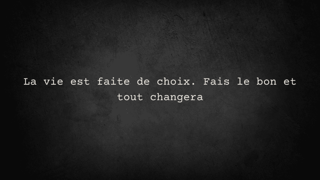 Citations sur la vie en image